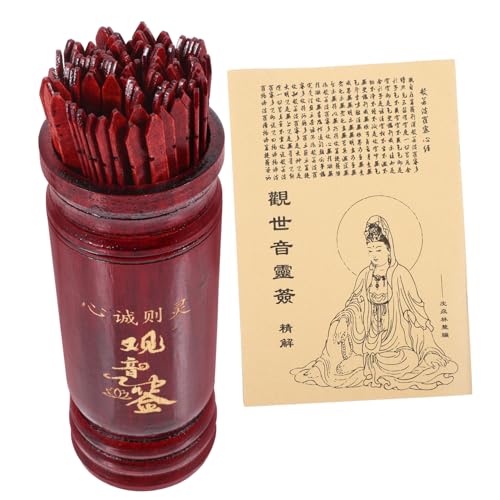 Milisten Holz wahrsagesticks mit Traditionellem Divinations Eimer und Buch Chinesischer Stil Leichtes Tragbares Orakelspiel für Zuhause und Freunde Stäbchen Inklusive Anleitung Milisten Holz wahrsagesticks mit Traditionellem Divinations Eimer und Buch Chinesischer Stil Leichtes Tragbares Orakelspiel für Zuhause und Freunde Stäbchen Inklusive Anleitung von Milisten