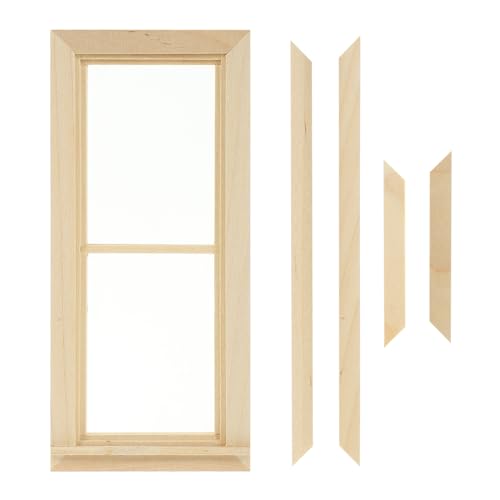 Milisten Holzfenster Modell für Puppenhaus Dekoration Exquisites Fensteraccessoire DIY Puppenhaus Zubehör Realistische Fenster für Kreative Milisten Holzfenster Modell für Puppenhaus Dekoration Exquisites Fensteraccessoire DIY Puppenhaus Zubehör Realistische Fenster für Kreative von Milisten