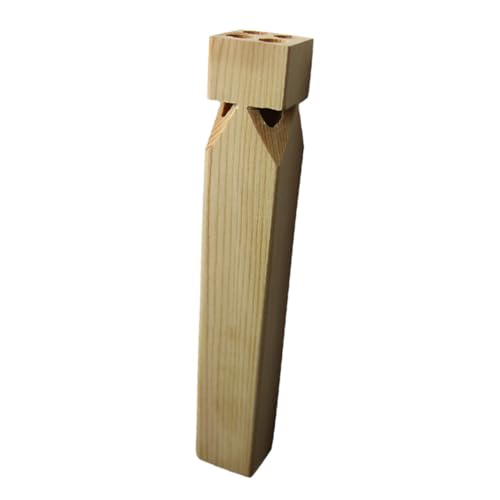 Milisten Holzflöte für Pädagogisches Musikspielzeug Sicheres Blasinstrument aus Holz Lungenkapazität für Jungen und Zufällige Farben von Milisten