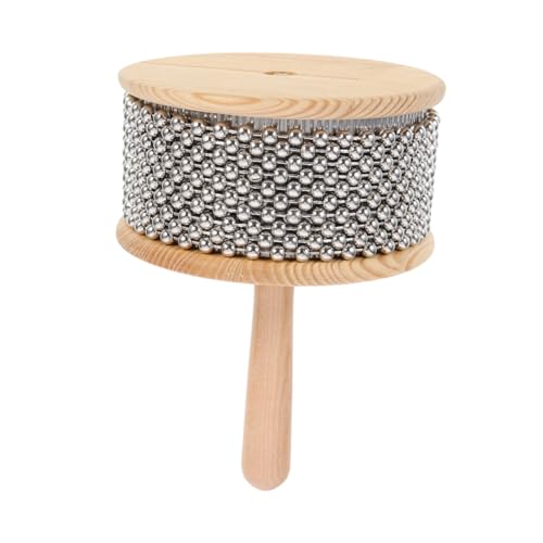 Milisten Holzgriff Metal Cabasa für Frühkindliches Musikinstrument Koordination und Intelligenz Sicheres und Leichtes mit Milisten Holzgriff Metal Cabasa für Frühkindliches Musikinstrument Koordination und Intelligenz Sicheres und Leichtes mit von Milisten