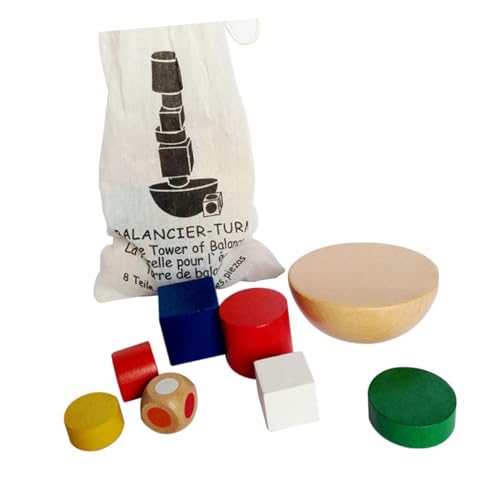 Milisten Holzhalbkugel Balance Spielset Stapelbare Bauklötze für Pädagogisches Formen und Farberkennung Mixed Color Design Milisten Holzhalbkugel Balance Spielset Stapelbare Bauklötze für Pädagogisches Formen und Farberkennung Mixed Color Design von Milisten