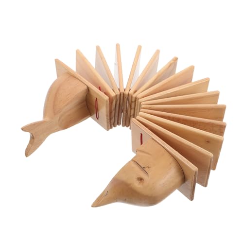 Milisten Holzklapper Delfinform Percussion Instrument für Frühe Bildung Robustes Klangspiel Rhythmusförderung Holzlärmgeber für Kleinkinder Pädagogisches Musikinstrument für Eltern-Junge Milisten Holzklapper Delfinform Percussion Instrument für Frühe Bildung Robustes Klangspiel Rhythmusförderung Holzlärmgeber für Kleinkinder Pädagogisches Musikinstrument für Eltern-Junge von Milisten