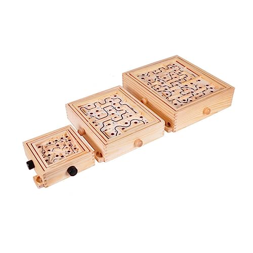 Milisten Holzperlen Labyrinthspielzeug aus Holz Pädagogisches Balanceperlen Puzzle für Fördert Problemlösung Logisches und Geduld Geeignet für Jungen und Mädchen Stressabbauend Milisten Holzperlen Labyrinthspielzeug aus Holz Pädagogisches Balanceperlen Puzzle für Fördert Problemlösung Logisches und Geduld Geeignet für Jungen und Mädchen Stressabbauend von Milisten
