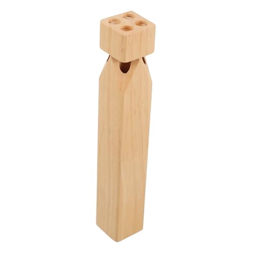 Milisten Holzpfeife Vogelpfeifen Für Erwachsene Pfeife Für Holzvogelpfeife Party Jubel Eisenbahnpfeife Massenzug Party Dekorationen Zuggeräusche Beige von Milisten
