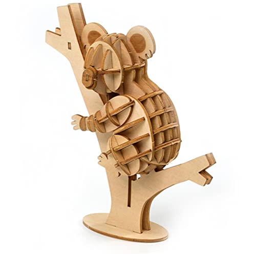Milisten Holzpuzzle Modell DIY Bastelspielzeug für Hochwertiges Holz Pädagogisch Fördert Hand Auge Koordination und Kreativität für Jungen von Milisten