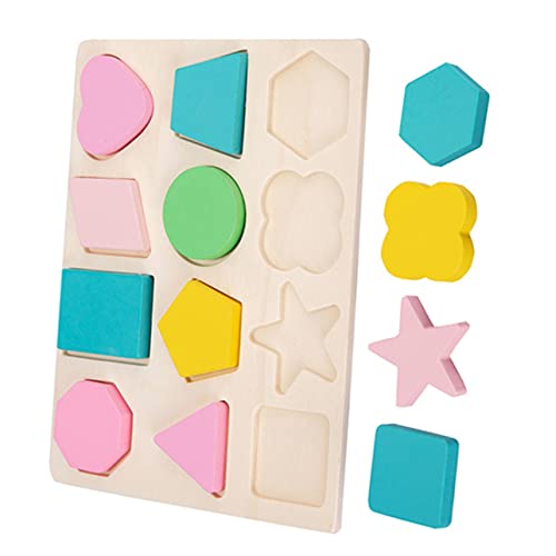 Milisten Holzpuzzle für Kleinkinder Lernspielzeug zur Formenerkennung Interaktive Montessori Spielzeuge für Kreative Entwicklung und Hand Augen Koordination Geeignet für Jungen und Mädchen Milisten Holzpuzzle für Kleinkinder Lernspielzeug zur Formenerkennung Interaktive Montessori Spielzeuge für Kreative Entwicklung und Hand Augen Koordination Geeignet für Jungen und Mädchen von Milisten
