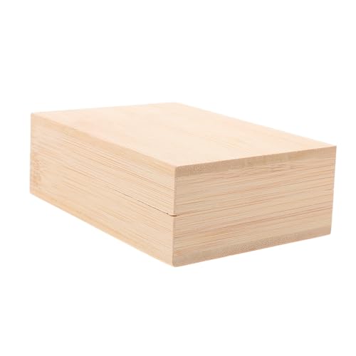 Milisten Holzspielkartenbox Aufbewahrungsbox aus Premium Holz mit Naturholzoptik Kompakt Tragbar und Vielseitig für Spielkarten Fotos Souvenirs Wasserabweisend und Rostfrei Maße von Milisten