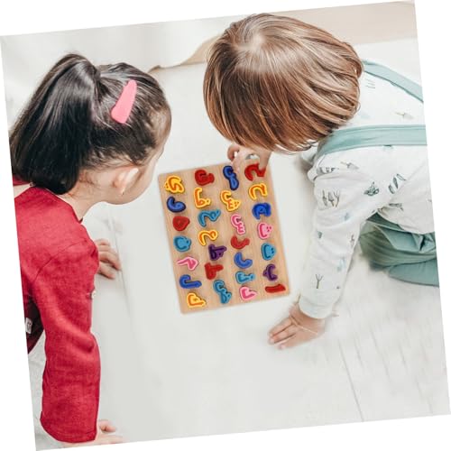 Milisten Holzspielzeug Arabisches Alphabet Puzzlebrett Doppelseitig Lernspielzeug für Vorschulkinder mit Schreibtafel und Buchstabenpuzzle zur Sprachförderung und Feinmotorikentwicklung Milisten Holzspielzeug Arabisches Alphabet Puzzlebrett Doppelseitig Lernspielzeug für Vorschulkinder mit Schreibtafel und Buchstabenpuzzle zur Sprachförderung und Feinmotorikentwicklung von Milisten