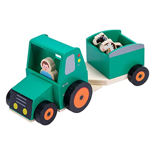 Milisten Holzspielzeug Modell Farbenfroh Langlebig Sicher Kognitives Holztraktor für Mädchen Jungen und Dekoration Milisten Holzspielzeug Modell Farbenfroh Langlebig Sicher Kognitives Holztraktor für Mädchen Jungen und Dekoration von Milisten
