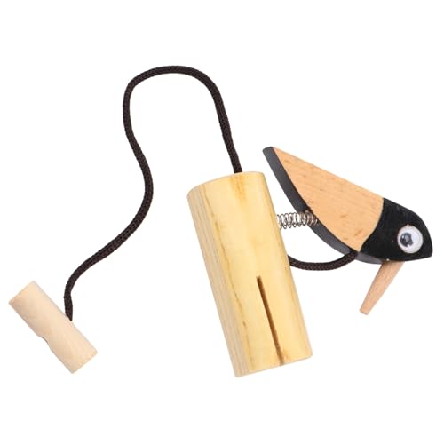 Milisten Holzspielzeug Specht Percussion Instrument Holz Musikinstrument mit Einfacher Schnurbedienung Sicher und Pädagogisch als Geschenk für Vorschulkinder Milisten Holzspielzeug Specht Percussion Instrument Holz Musikinstrument mit Einfacher Schnurbedienung Sicher und Pädagogisch als Geschenk für Vorschulkinder von Milisten
