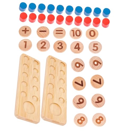 Milisten Holzspielzeug Zählspiel Rechenhilfe für Jahre Mathe Lernspiel Addition Subtraktion Zahlenverständnis durch Bunte Zahlenblöcke Robust Langlebig Pädagogisch Effektiv Milisten Holzspielzeug Zählspiel Rechenhilfe für Jahre Mathe Lernspiel Addition Subtraktion Zahlenverständnis durch Bunte Zahlenblöcke Robust Langlebig Pädagogisch Effektiv von Milisten
