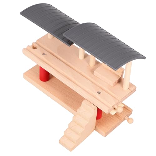 Milisten Holzspielzeug Zug Zubehör Doppelstöckige Bahnplattform für Kreative Spielwelten Leicht und Tragbar für Installieren Perfektes für Feiertage Milisten Holzspielzeug Zug Zubehör Doppelstöckige Bahnplattform für Kreative Spielwelten Leicht und Tragbar für Installieren Perfektes für Feiertage von Milisten