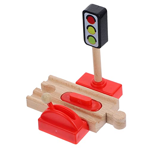 Milisten Holzspielzeug Zug Zubehör Eisenbahnstraßenblock Modell für Simulationsstraßenblockspielzeug Kreatives DIY Fantasie und des Spielspaßes Milisten Holzspielzeug Zug Zubehör Eisenbahnstraßenblock Modell für Simulationsstraßenblockspielzeug Kreatives DIY Fantasie und des Spielspaßes von Milisten