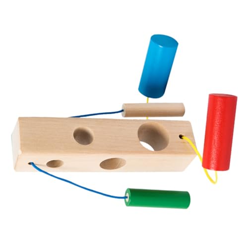 Milisten Holzspielzeug für Form und Farben Lernspielzeug Hand Augen Koordination Kompaktes Kreatives Design für Frühkindliche Bildung und Spielspaß von Milisten
