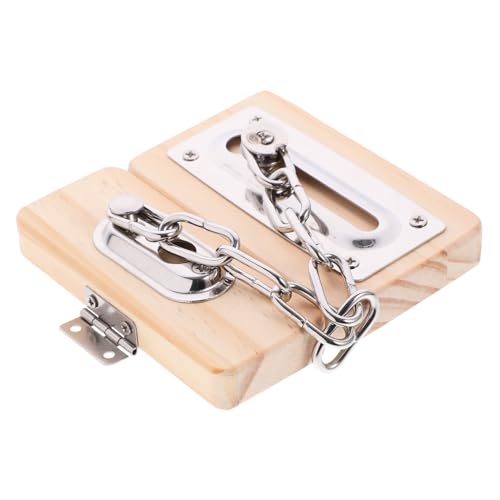 Milisten Holzspielzeug für Lernspielzeug mit Türschloss für Kleinkinder Pädagogisches Busy Board Feinmotorik und Hand Auge Koordination Milisten Holzspielzeug für Lernspielzeug mit Türschloss für Kleinkinder Pädagogisches Busy Board Feinmotorik und Hand Auge Koordination von Milisten