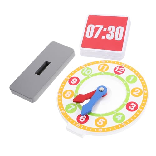 Milisten Holzuhr Lernspielzeug für Bunte Lernuhr mit Beweglichen Zeigern Praktisches Tragbares Lernspielzeug zur Uhrzeit Erkennung und Kognitiven Pädagogisches für Kleinkinder Milisten Holzuhr Lernspielzeug für Bunte Lernuhr mit Beweglichen Zeigern Praktisches Tragbares Lernspielzeug zur Uhrzeit Erkennung und Kognitiven Pädagogisches für Kleinkinder von Milisten