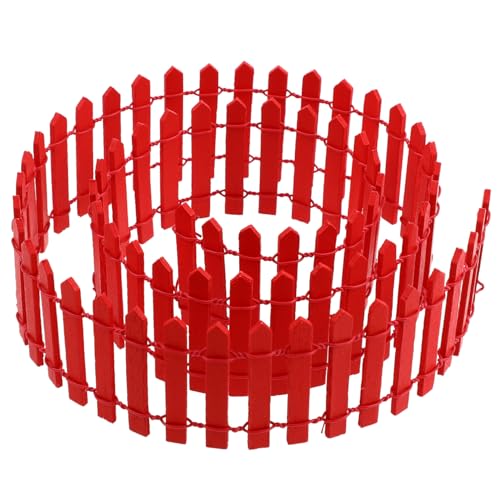 Milisten Holzzaun Minizaun für Puppenhauszubehör Kanten Miniaturzaun Puppenhaus Lattenzaun Mini-Zaunzubehör Ornament deko Zaun Flexibler Zaun Minizaun zum Basteln Puppenhauszaun hölzern rot Milisten Holzzaun Minizaun für Puppenhauszubehör Kanten Miniaturzaun Puppenhaus Lattenzaun Mini-Zaunzubehör Ornament deko Zaun Flexibler Zaun Minizaun zum Basteln Puppenhauszaun hölzern rot von Milisten