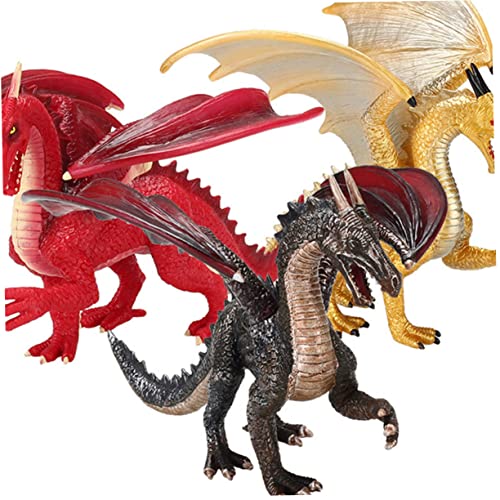 Milisten Dinosaurier Modell Spielzeug für Kinder Dinosaurier Figur aus Sicherem Material Lebendiges Design Kreatives Ornament für Dekoration Lernspielzeug für Junge und Mädchen von Milisten
