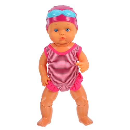 Milisten Interaktive Babypuppe für Pool wasserdichte Lebensechte Schwimmpuppe für Kleinkinder Badespielzeug für Sommer Strand Elektrischem Milisten Interaktive Babypuppe für Pool wasserdichte Lebensechte Schwimmpuppe für Kleinkinder Badespielzeug für Sommer Strand Elektrischem von Milisten