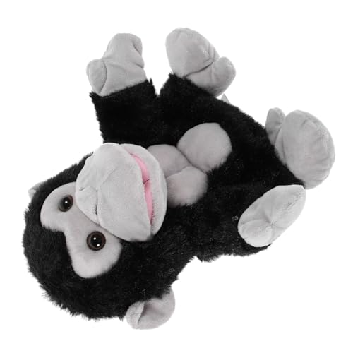 Milisten Interaktive Gorilla Handpuppe aus Weichem Plüsch Fördert Feinmotorik und Sprachentwicklung Tierische Handpuppen für Junge Mädchen und Kleinkinder Lernspielzeug für Kreatives von Milisten