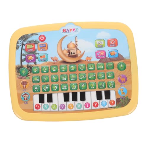 Milisten Interaktive Lernmaschine für Arabisches Alphabet Lernspielzeug mit Sound Frühes Bildungsgerät für Kleinkinder für Erlernen der Arabischen Sprache von Milisten