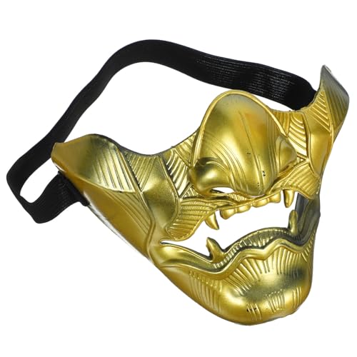 Milisten Japanische Cosplay Maske für Halloween Unisex Halbgesichtsmaske für Kostümpartys und Traditionelle Theateraufführungen für Karneval und Rollenspiele Milisten Japanische Cosplay Maske für Halloween Unisex Halbgesichtsmaske für Kostümpartys und Traditionelle Theateraufführungen für Karneval und Rollenspiele von Milisten