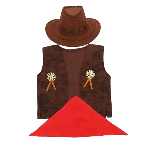 Milisten Outfit Für Herren Western Kostüm Mit Hut Quastenweste Und Halstuch Für Halloween Und Karneval Für Cosplay Und Mottopartys Xl Milisten Outfit Für Herren Western Kostüm Mit Hut Quastenweste Und Halstuch Für Halloween Und Karneval Für Cosplay Und Mottopartys Xl von Milisten
