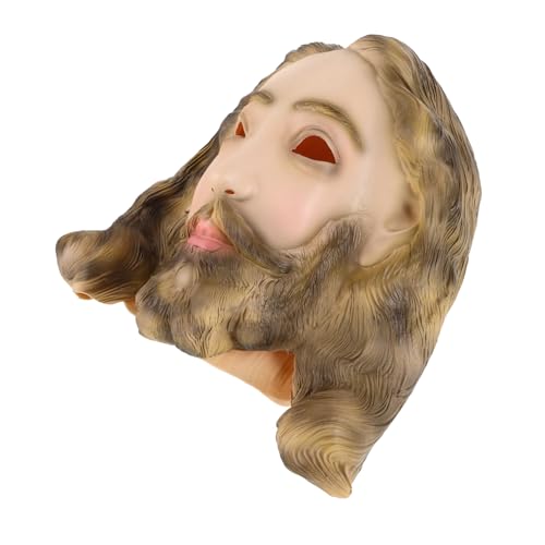 Milisten Jesus Kopfmaske Weihnachtsmaske Realistische für Kostümparty Karneval und Cosplay für Weihnachtsfeiern und Maskeraden von Milisten