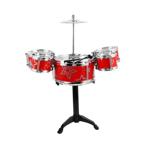 Milisten Junge Mädchen Jazz Schlagzeug Set Mini Drum Kit für Pädagogisches Musikinstrument für Frühe Musikbildung mit Realistischen Klängen und Vielseitigen Soundeffekten für Kleinkinder Milisten Junge Mädchen Jazz Schlagzeug Set Mini Drum Kit für Pädagogisches Musikinstrument für Frühe Musikbildung mit Realistischen Klängen und Vielseitigen Soundeffekten für Kleinkinder von Milisten