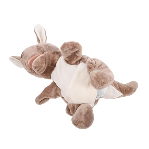 Milisten Känguru-Handpuppenspielzeug tierisches Handspielzeug Plüsch-Handpuppen Süße Handpuppe Plüschtier-Handpuppen tierisches Plüschtier Tiere Handpuppe PP Baumwolle Grey Milisten Känguru-Handpuppenspielzeug tierisches Handspielzeug Plüsch-Handpuppen Süße Handpuppe Plüschtier-Handpuppen tierisches Plüschtier Tiere Handpuppe PP Baumwolle Grey von Milisten