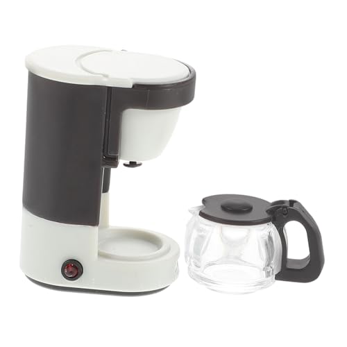 Milisten Kaffeemaschine Kleine Kaffeekanne Simulierter Mini Kaffee Kaffeemaschine Mini Verse Küche Kinderküchen Spielset Puppenhausküche Kleinkinderküchen Spielset von Milisten