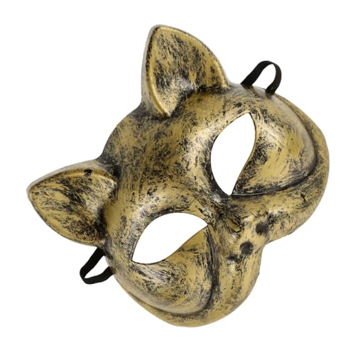 Milisten Katzenmaske für Cosplay und Partys Halbe Gesichtsmaske im Tierdesign für Halloween und Maskerade Bälle Komfortabel und Auffällig Perfektes Kostümzubehör für Unvergessliche Events Milisten Katzenmaske für Cosplay und Partys Halbe Gesichtsmaske im Tierdesign für Halloween und Maskerade Bälle Komfortabel und Auffällig Perfektes Kostümzubehör für Unvergessliche Events von Milisten