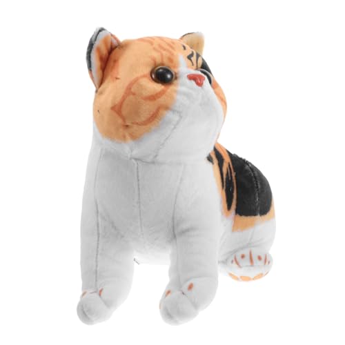 Milisten Katzenplüschspielzeug Weiches Handgefertigtes Kuscheltier mit Realistischen Details für Jungen und Erwachsene Kissen und Dekorativer Wohnaccessoire Milisten Katzenplüschspielzeug Weiches Handgefertigtes Kuscheltier mit Realistischen Details für Jungen und Erwachsene Kissen und Dekorativer Wohnaccessoire von Milisten