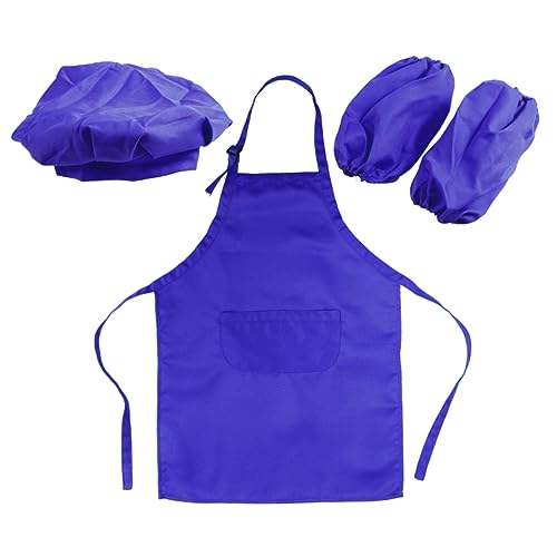 Milisten Kinderkochset Für Jahre Komplettes Set Mit Kochmütze Schürze Und Handgelenkschutz Für Kreative Küchenspiele Backen Für Kleine Blau Milisten Kinderkochset Für Jahre Komplettes Set Mit Kochmütze Schürze Und Handgelenkschutz Für Kreative Küchenspiele Backen Für Kleine Blau von Milisten