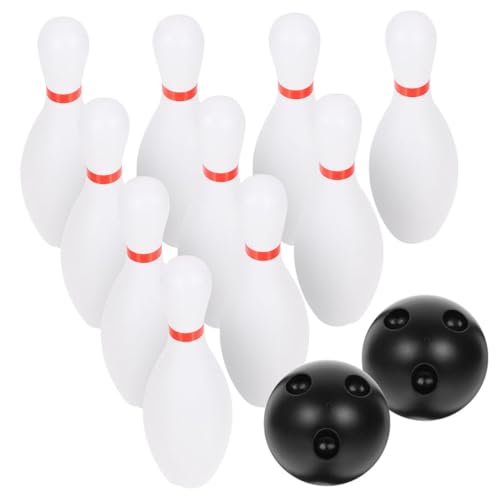 Milisten Kinderspiel Bowling Set Teilig mit Bällen Wetterfestes Indoor Outdoor Sportspielzeug Fördert Teamwork und Aktive Bewegung für Kindergartenkinder und Familienspaß von Milisten