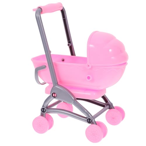 Milisten Kinderspielhaus simulierter Puppenwagen beweglicher Kinderwagen Kinderwagenspielzeug Spielhauszubehör Puppe süßer Kinderwagen Puppensachen Abs Rosig Milisten Kinderspielhaus simulierter Puppenwagen beweglicher Kinderwagen Kinderwagenspielzeug Spielhauszubehör Puppe süßer Kinderwagen Puppensachen Abs Rosig von Milisten