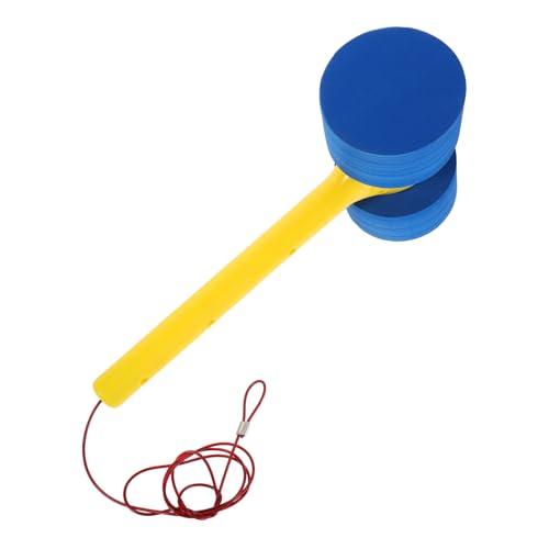 Milisten Kinderspielzeug Hammer Doppelkopf Kunststoff Mallet Bunt Pounding Toy für Maulwurfspiel Interaktiv mit Schnur für Freizeitpark und Zuhause von Milisten