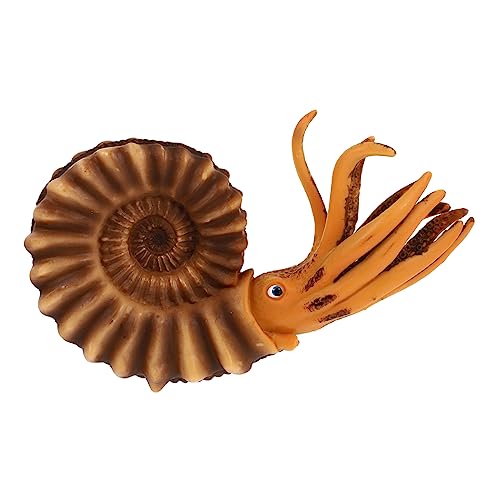 Milisten Kinderspielzeug Nautilus Modell aus Robustem Kunststoff Festes Lernspielzeug zur Frühkindlichen Kognition Realistische Meeresbewohner Figur Dekoratives Desktop Accessoire für von Milisten