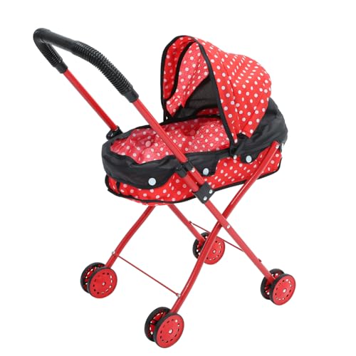 Milisten Kinderwagen Für Puppen Leicht Und Stabil Fördert Rollenspiele Für Drinnen Und Draußen Mit Bequemem Griff Milisten Kinderwagen Für Puppen Leicht Und Stabil Fördert Rollenspiele Für Drinnen Und Draußen Mit Bequemem Griff von Milisten