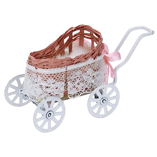 Milisten Kinderwagen Für Puppenhaus Miniaturmöbel Und Zubehör Spielset Für Puppen Für Kreative Rollenspiele Puppenzubehör Milisten Kinderwagen Für Puppenhaus Miniaturmöbel Und Zubehör Spielset Für Puppen Für Kreative Rollenspiele Puppenzubehör von Milisten