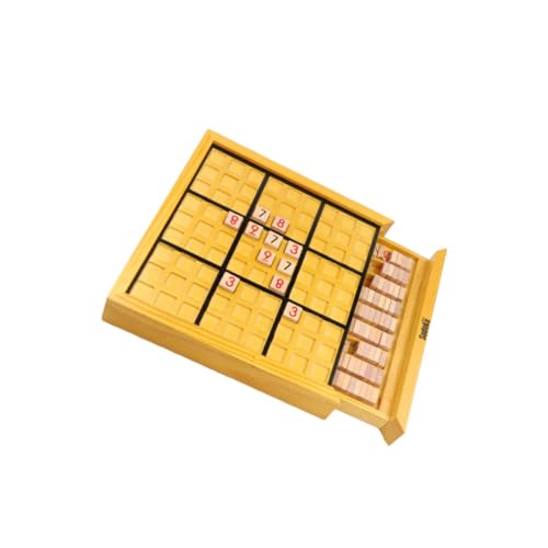 Milisten Klassisches Sudoku Holzspielzeug für Erwachsene Intelligentes Denkspiel Kreativität und Logischem für DIY Partys und Familienspiele von Milisten