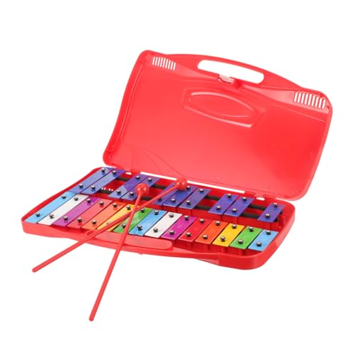 Milisten Klavier Aus Aluminium Musikinstrumente Für 1–3 Jahre Xylophon Für 1–3 Jahre Xylophon Für Von 5–9 Jahren Musikinstrumente Xylophon Xylophon Kunststoffbox Rot von Milisten
