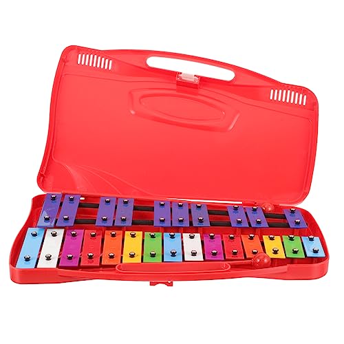 Milisten Klavier aus Aluminium Xylophon für Babys ab 6 Monaten Kleinkinderinstrumente Glockenspiel Xylophon Xylophon- für Kid Musical Instrument Kunststoff-Box rot Milisten Klavier aus Aluminium Xylophon für Babys ab 6 Monaten Kleinkinderinstrumente Glockenspiel Xylophon Xylophon- für Kid Musical Instrument Kunststoff-Box rot von Milisten