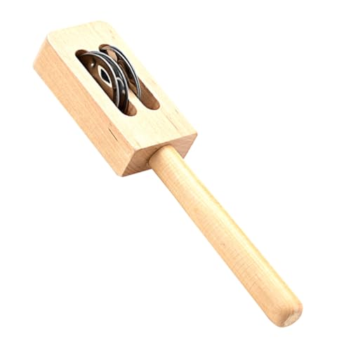 Milisten Kleine Holz Glocke Handheld Schlaginstrument für Musikinstrument zum Schütteln Robustes für Drinnen Fördert Kreatives und Musikverständnis Milisten Kleine Holz Glocke Handheld Schlaginstrument für Musikinstrument zum Schütteln Robustes für Drinnen Fördert Kreatives und Musikverständnis von Milisten