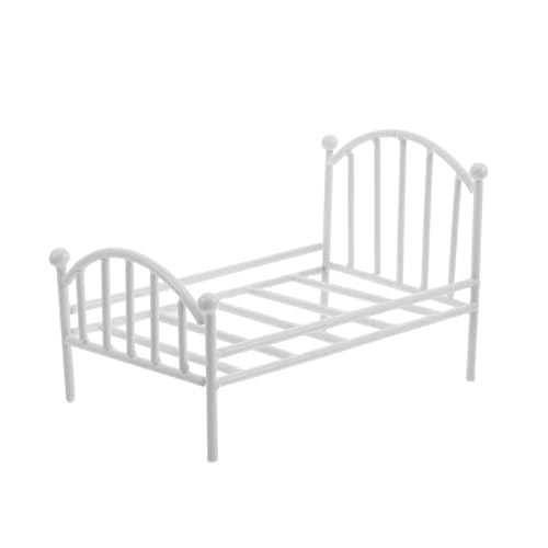 Milisten Kleiner Bettblumentopfstand Winzige Hausmöbel Dollhouse Metallbett Mini -hausdekoration Mini-möbeldekoration Kleine Puppenstubenmöbel Miniatur-einzelbett Mini -hausmöbel Weiß Eisen Milisten Kleiner Bettblumentopfstand Winzige Hausmöbel Dollhouse Metallbett Mini -hausdekoration Mini-möbeldekoration Kleine Puppenstubenmöbel Miniatur-einzelbett Mini -hausmöbel Weiß Eisen von Milisten