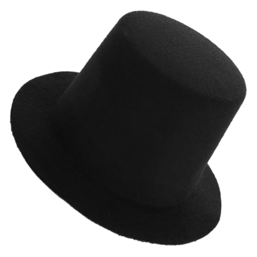 Milisten Kleiner Hut Partyzubehör Halloween Mädchen Puppenkopf Puppenzubehör Plüschpuppenhut Mini Zylinder Weiche Kappe Hüte Für Rosa Formell Hat Puppen Zylinder Mini Tops von Milisten