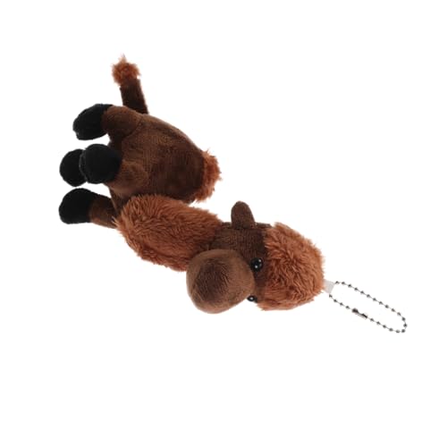 Milisten Kleiner Kamelanhänger Hängende Verzierung Partygeschenk Puppe Ausgestopftes Kamel Kamel Stofftier Kuscheltier Kamel Schultaschen-schlüsselanhänger Plüsch Coffee von Milisten