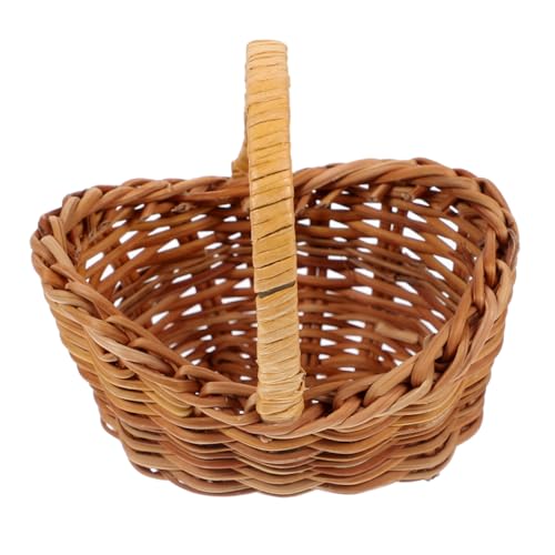 Milisten Kleiner Korb aus Rattan Körbe für Puppenstuben Miniaturkörbe für Puppenhaus geflochtener Korb mit Griffen Kleiner Weidenkorb Minikorb für Puppenhaus Miniatur-Servierkorb Hellbraun Milisten Kleiner Korb aus Rattan Körbe für Puppenstuben Miniaturkörbe für Puppenhaus geflochtener Korb mit Griffen Kleiner Weidenkorb Minikorb für Puppenhaus Miniatur-Servierkorb Hellbraun von Milisten