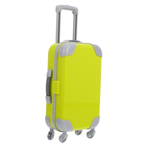 Milisten Koffer Für Puppenhaus Exquisites Realistisches Trolley Design Leuchtendem Perfektes Puppenzubehör Für Kreative Mini Dekoration von Milisten