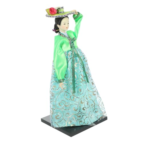 Milisten Koreanische Hanbok Figuren mit Stoffdetails Desktop Dekoration für Wohnzimmer Restaurant und Schlafsäle Kreativer Stil für Kunstvolle von Milisten